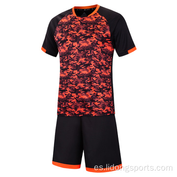Jerseys de fútbol de sublimación establece camisas de fútbol para el equipo